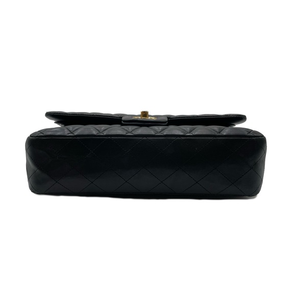 ✨$6700✨ Chanel Black Lambskin Double Flap Shoulder Bag - Picture 4 of 13